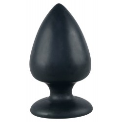 Анальная пробка большая силиконовая BLACK VELVETS Butt Plug Large Анальная пробка большая силиконовая BLACK VELVETS Butt Plug Large