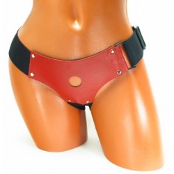 Красно-черные трусики-джоки для маленьких насадок Красно-черные трусики-джоки для маленьких насадок