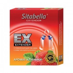 Стимулирующая насадка Sitabella Extender Клубника Стимулирующая насадка Sitabella Extender Клубника