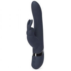 Тёмно-синий вибратор Oh My USB Rechargeable Rabbit Vibrator - 25,4 см. Тёмно-синий вибратор Oh My USB Rechargeable Rabbit Vibrator - 25,4 см.