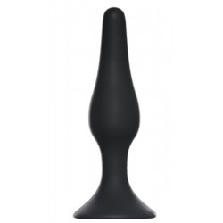 Чёрная анальная пробка Slim Anal Plug XL - 15,5 см. Чёрная анальная пробка Slim Anal Plug XL - 15,5 см.