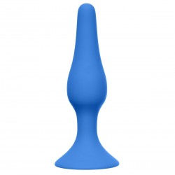 Синяя анальная пробка Slim Anal Plug XL - 15,5 см. Синяя анальная пробка Slim Anal Plug XL - 15,5 см.