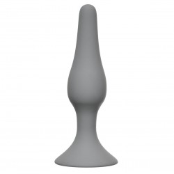 Серая анальная пробка Slim Anal Plug XL - 15,5 см. Серая анальная пробка Slim Anal Plug XL - 15,5 см.