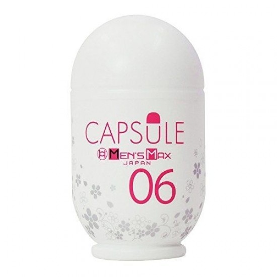 Мастурбатор нереалистичный MensMax CAPSULE 06 Sakura, TPE, белый, 8 см