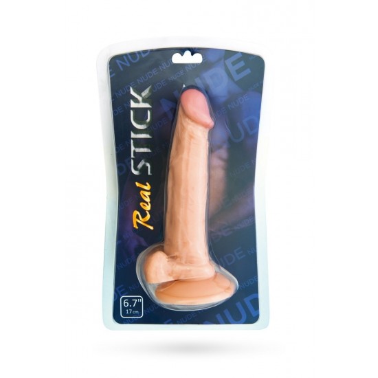 Фаллоимитатор TOYFA RealStick Nude реалистичный, телесный, 17 см