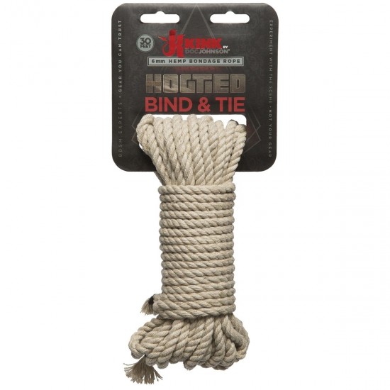 Веревка бондажная 0.91м Kink - Bind & Tie - Hemp Bondage Rope