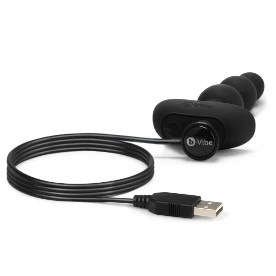 Чёрная анальная виброёлочка TRIPLET ANAL BEADS BLACK - 14 см. BV-005-BLK Чёрная анальная виброёлочка TRIPLET ANAL BEADS BLACK - 14 см. BV-005-BLK