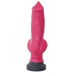 Розовый фаллоимитатор собаки Акита - 25 см. Розовый фаллоимитатор собаки Акита - 25 см.