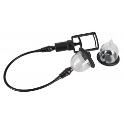 Вакуумная помпа для сосков с вибрацией Bad Kitty Vibrating Nipple Cups Вакуумная помпа для сосков с вибрацией Bad Kitty Vibrating Nipple Cups