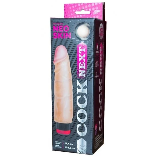 Вибромассажёр-реалистик COCK NEXT 7 - 17,7 см. 601105 Вибромассажёр-реалистик COCK NEXT 7 - 17,7 см. 601105