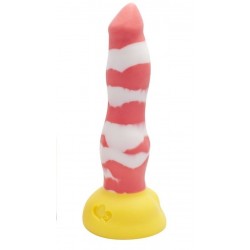 Красно-белый фаллоимитатор Лис Medium - 24 см. Красно-белый фаллоимитатор Лис Medium - 24 см.