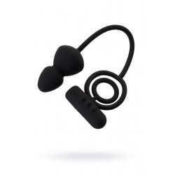 Анальная пробка Erotist с дополнительной стимуляцией, силикон, черная 10296669 Анальная пробка Erotist с дополнительной стимуляцией, силикон, черная 10296669