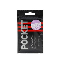 Нереалистичный мастурбатор TENGA Pocket Block Edge, TPE, белый, 7,5 см Нереалистичный мастурбатор TENGA Pocket Block Edge, TPE, белый, 7,5 см