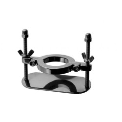 Tom of Finland Stainless Steel Ball Crusher Металлический зажим на мошонку с фиксацией Tom of Finland Stainless Steel Ball Crusher Металлический зажим на мошонку с фиксацией