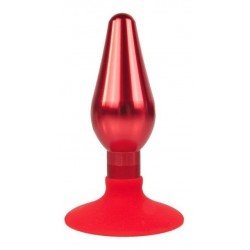 Красная конусовидная анальная пробка - 10 см. Красная конусовидная анальная пробка - 10 см.