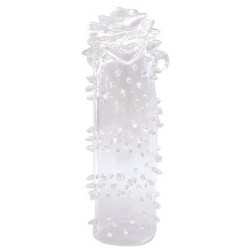 Закрытая прозрачная насадка в форме розы с креплением-колечком - 13 см. Закрытая прозрачная насадка в форме розы с креплением-колечком - 13 см.