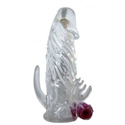 Закрытая прозрачная вибронасадка на пенис Crystal Sleeve Vibe - 12 см. Закрытая прозрачная вибронасадка на пенис Crystal Sleeve Vibe - 12 см.