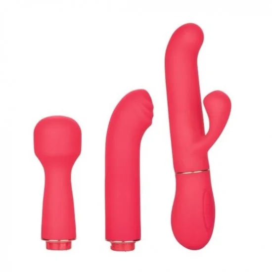 Коралловый вибратор с 3 сменными стволами Passion Trio SE-4444-20-3