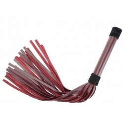 Бордовая плеть Maroon Leather Whip с гладкой ручкой - 45 см. Бордовая плеть Maroon Leather Whip с гладкой ручкой - 45 см.