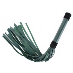 Изумрудная плеть Emerald Leather Whip с гладкой ручкой - 45 см. Изумрудная плеть Emerald Leather Whip с гладкой ручкой - 45 см.