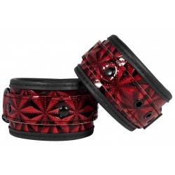 Красно-черные поножи Luxury Ankle Cuffs Красно-черные поножи Luxury Ankle Cuffs