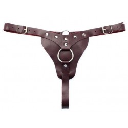 Бордовые трусики с кольцом для насадок Maroon Panties Бордовые трусики с кольцом для насадок Maroon Panties