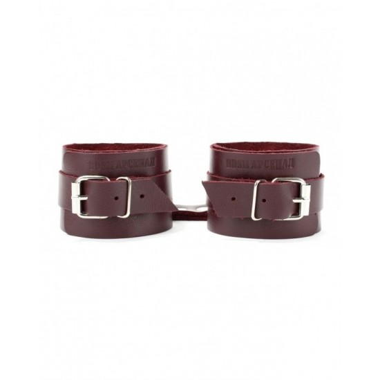 Бордовые наручники Maroon Handcuffs 