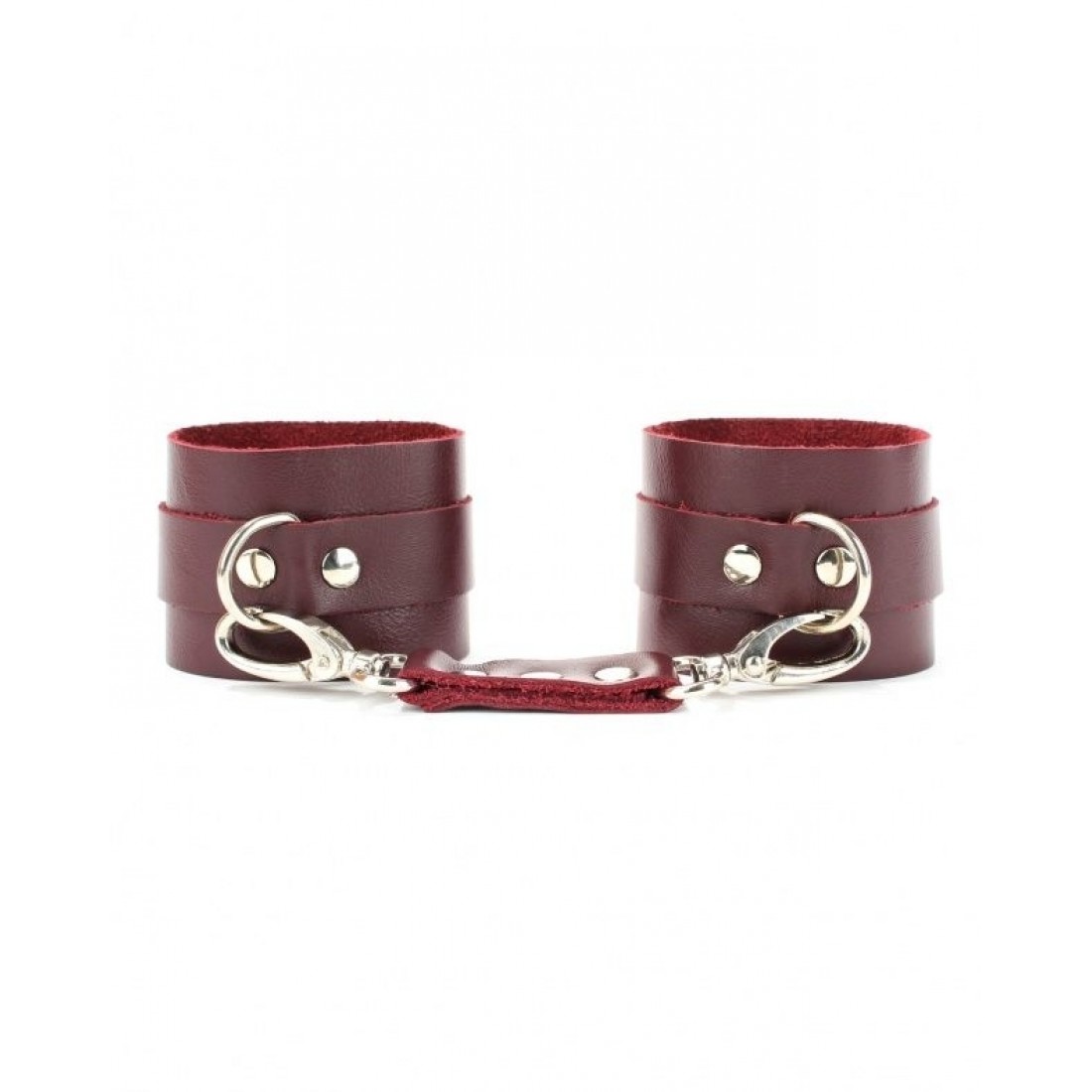 Бордовые наручники Maroon Handcuffs 