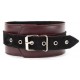 Бордовый ошейник Maroon Collar On The Strap