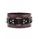 Бордовый ошейник Maroon Collar On The Strap