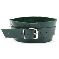 Изумрудный широкий ошейник с кольцом Collar Emerald Изумрудный широкий ошейник с кольцом Collar Emerald