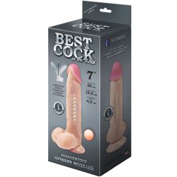 Телесный фаллоимитатор на присоске F&F BEST COCK 7 - 20 см. Телесный фаллоимитатор на присоске F&F BEST COCK 7 - 20 см.