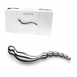 Серебристый анальный стимулятор Swerve - 19,6 см. Серебристый анальный стимулятор Swerve - 19,6 см.