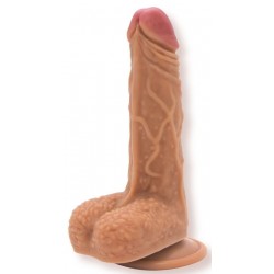 Кофейный фаллоимитатор на присоске Calm - 17,5 см. Кофейный фаллоимитатор на присоске Calm - 17,5 см.