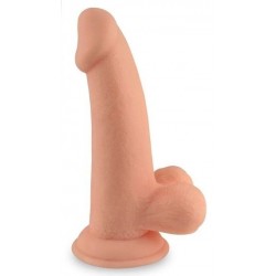 Телесный фаллоимитатор 6 Dong with Balls - 14 см. Телесный фаллоимитатор 6 Dong with Balls - 14 см.