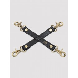 Черный фиксатор для манжет Bound to You Faux Leather Hogtie Черный фиксатор для манжет Bound to You Faux Leather Hogtie
