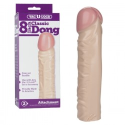 Насадка реалистик для Харнесс Vac-U-Lock™ - 8 Classic Dong Насадка реалистик для Харнесс Vac-U-Lock™ - 8 Classic Dong