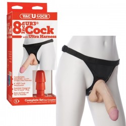 Насадка реалистик с трусиками Харнесс 8'' ультра Vac-U-Lock™ Set - 8 ULTRASKYN™ Ultra Harness Насадка реалистик с трусиками Харнесс 8'' ультра Vac-U-Lock™ Set - 8 ULTRASKYN™ Ultra Harness