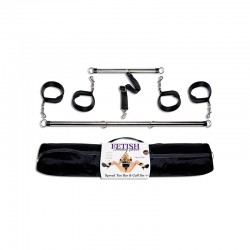 Фиксация: наручники + наножники Spread 'em Bar and Cuff Set Фиксация: наручники + наножники Spread 'em Bar and Cuff Set