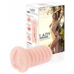 Мастурбатор реалистичный KOKOS Three Sisters Lady, TPR, бежевый, 18 см Мастурбатор реалистичный KOKOS Three Sisters Lady, TPR, бежевый, 18 см