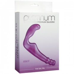 Безременной страпон, стимулятор точки G без вибрации Platinum Premium Silicone - The Gal Pal - Purple Безременной страпон, стимулятор точки G без вибрации Platinum Premium Silicone - The Gal Pal - Purple
