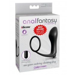 Ass-Gasm Cockring Vibrating Plug Анальная пробка с вибрацией с эрекционным кольцом Ass-Gasm Cockring Vibrating Plug Анальная пробка с вибрацией с эрекционным кольцом