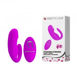 Baile PrettyLove Виброяйцо с пультом ДУ для пар с выделенной головкой Baile PrettyLove Виброяйцо с пультом ДУ для пар с выделенной головкой