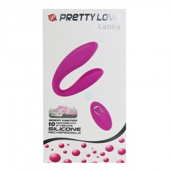 Вибромассажер для пар на пульте ДУ Letitia Вибромассажер для пар на пульте ДУ Letitia