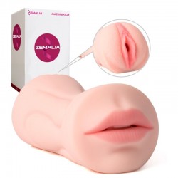 ZW6 / Debby Двухсторонний мастурбатор вагина и ротик с язычком и мягкими зубками ZW6 / Debby Двухсторонний мастурбатор вагина и ротик с язычком и мягкими зубками