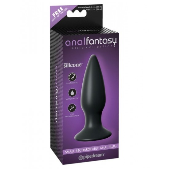 Анальная вибропробка малая серии Elite Anal Fantasy Elite Collection Small Rechargeable Anal Plug