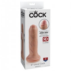 Фаллоимитатор на присоске необрезанный King Cock 6 Uncut Cock Фаллоимитатор на присоске необрезанный King Cock 6 Uncut Cock