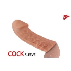 Насадка KOKOS с дополнительной стимуляцией, реалистичная, TPE, бежевый, 14.7 см 10259712 Насадка KOKOS с дополнительной стимуляцией, реалистичная, TPE, бежевый, 14.7 см 10259712