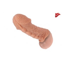 Насадка KOKOS с дополнительной стимуляцией , реалистичная, TPE, бежевый, 14.7 см Насадка KOKOS с дополнительной стимуляцией , реалистичная, TPE, бежевый, 14.7 см