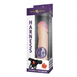 Комплект HARNESS трусики с насадкой из киберкожи №01 и лубрикант 100 мл Комплект HARNESS трусики с насадкой из киберкожи №01 и лубрикант 100 мл